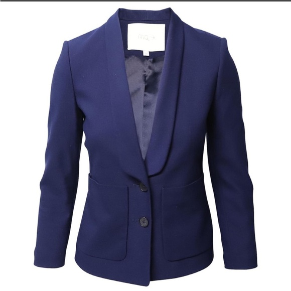 Maje Navy Blue Blazer - Picture 1 of 10